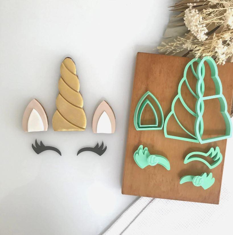 Unicorn Cake Cookie/Biscuit Cutter Set (SweetP Cakes and Cookies)