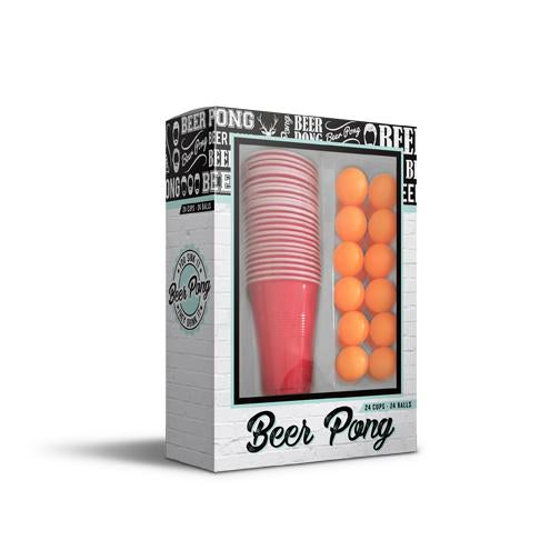 Drinking Game Beer Pong With 24 Cups and 24 Balls