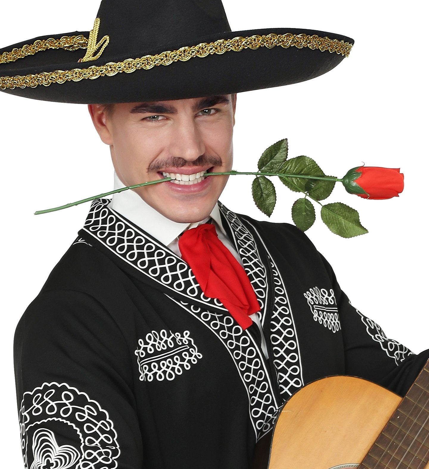 Costume Prop Accessory Artifical Flower Red Rose Valentines Love Each