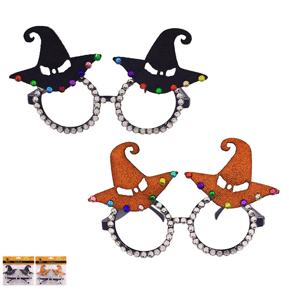 Glasses Witch Hat With Bling (Assorted Styles Sent When Ordered)