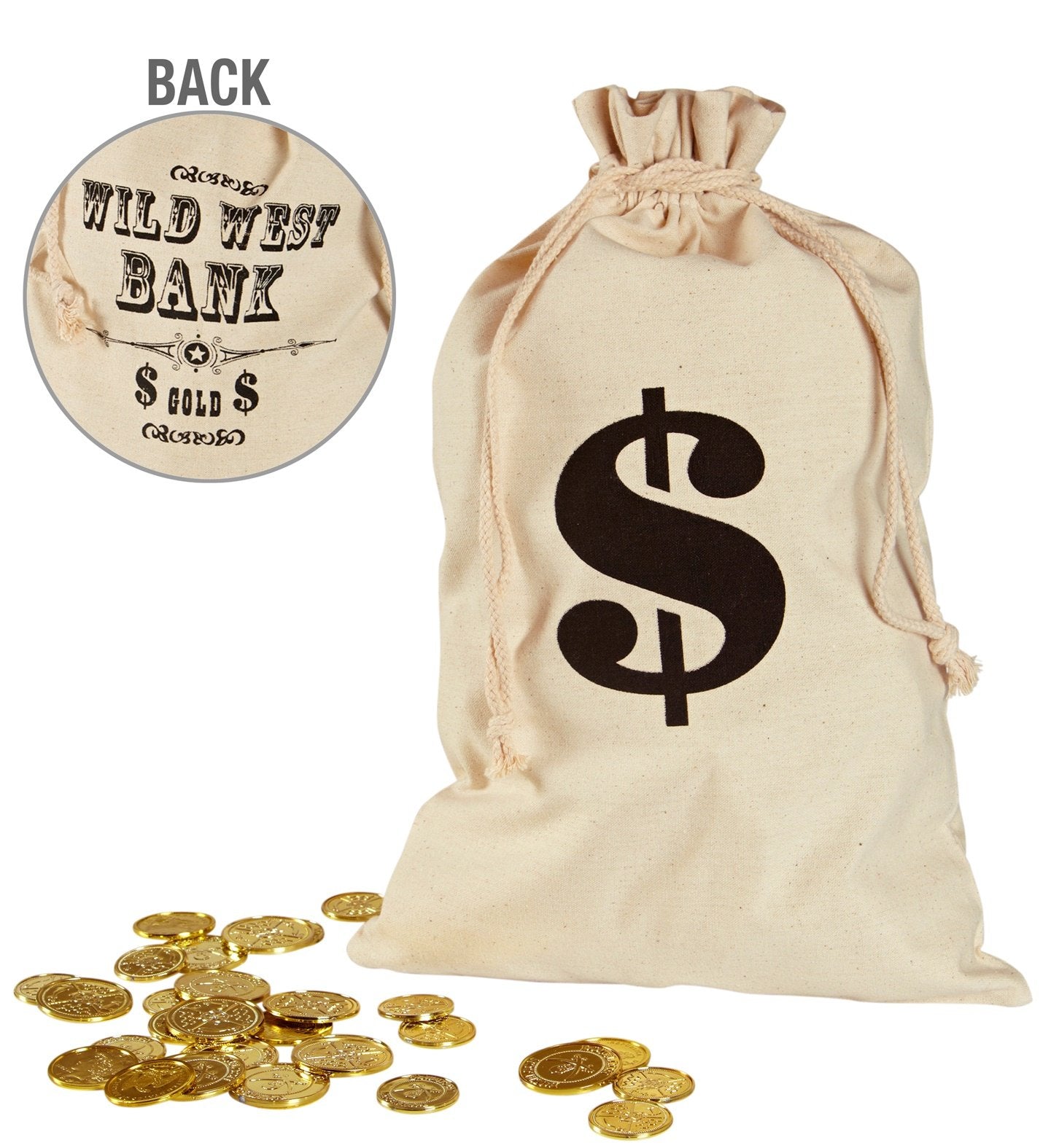 Costume Accessory Gangster/Burgular/Bank Robber Money Bag Cotton 30x48cm