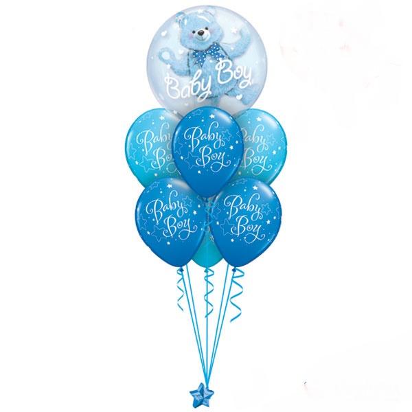 Balloon Bouquet Its A Boy Blue Large