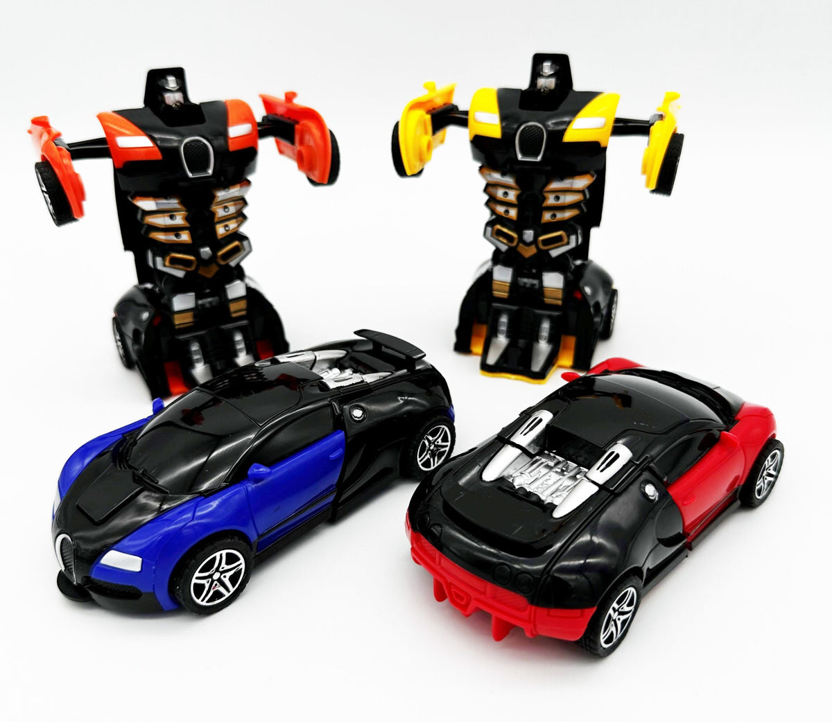 Toy Bugatti Transform Robot Car Pull Back 12cm Last chance buy