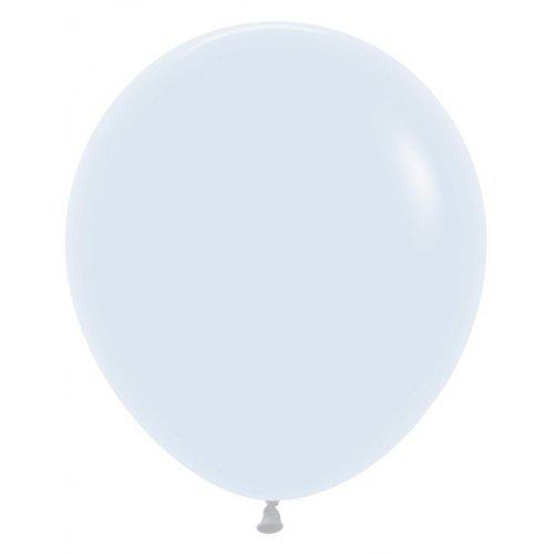 Balloons 46cm Fashion White Sempertex Pk 25