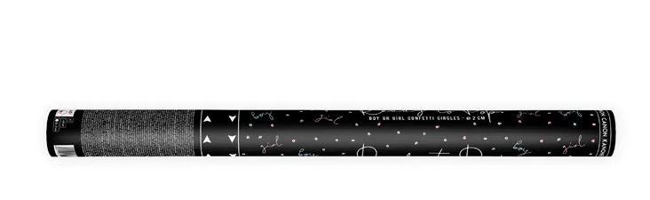 Large Gender Reveal Pink Tissue Confetti/Popper 60cm Cannon Ready To Pop