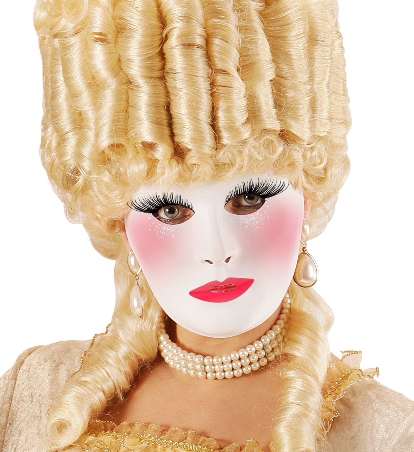 Mask Full Face White Matte Paintable Unisex Adult Design Your Own Mask