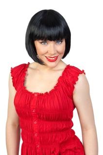 Wig Short Bob Black Deluxe