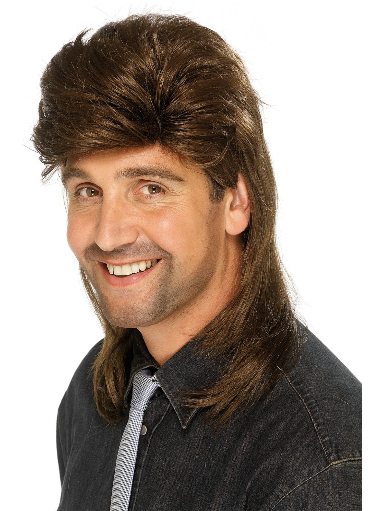Wig Mullet Brown
