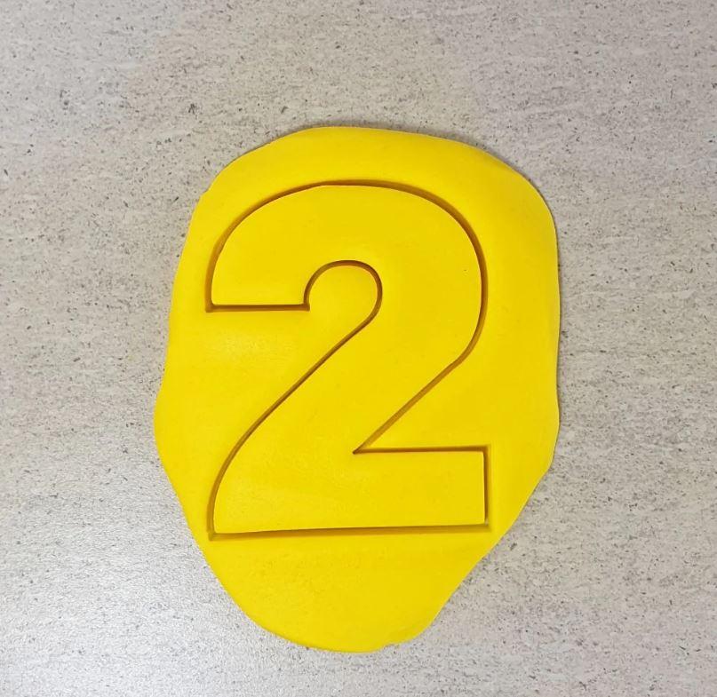 Number Wide Version Cookie/Biscuit Cutter Full Set 70m