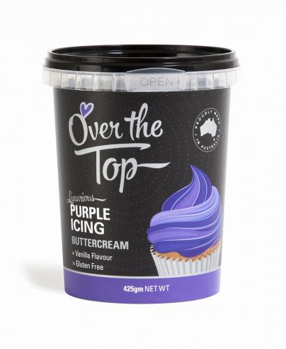 Buttercream Icing Purple 425g Over The Top Cake Decorating