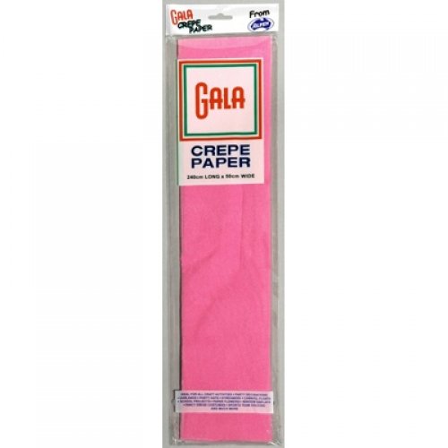 Crepe Paper Magenta Pink 245cm X 50cm