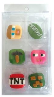 Edible Icing Decorations Minecraft Pk/6