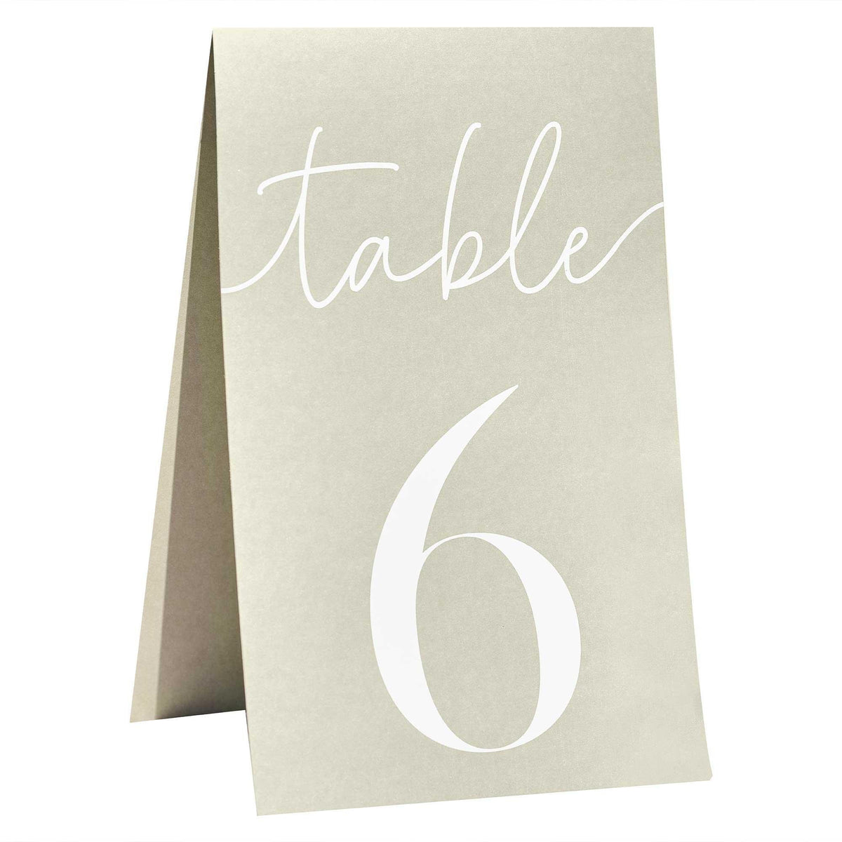 Wedding Table Numbers Sage Numbers 1-12