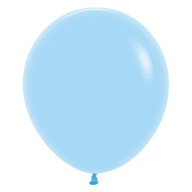 Balloons 46cm Pastel Matte Blue Pk 25