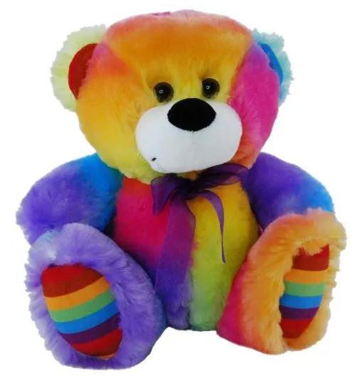 Teddy Bear 23cm Rainbow Colours Last Chance buy