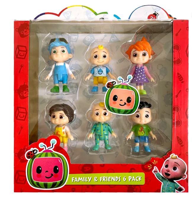 Cocomelon Cake Toppers/Figurines Plastic Pk/6