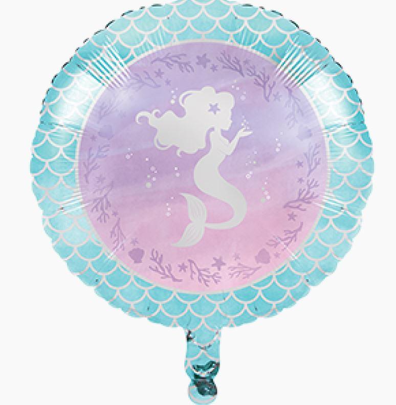 Mermaid Shine Iridescent Balloon Foil 45cm