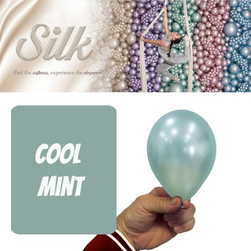 Latex Balloon 12cm Silk Cool Mint Green Pk 50 Sempertex