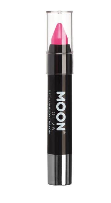 Neon UV Body Crayons Pink Moon Glow Cosmetics