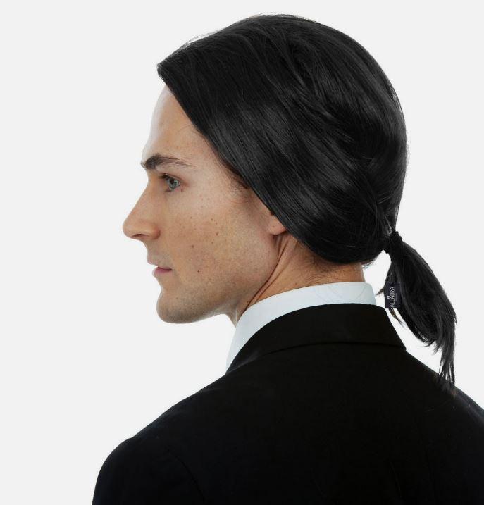 Wig Black Long Bob Assassin Wick Vincent Vega Pulp Severus Snape Fiction