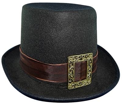 Hat Top Steampunk With Buckle Gentleman Victorian England 1900s