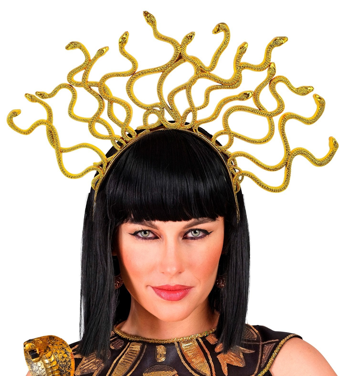 Costume Accessories Headband Medusa Golden Snakes Greek Mythology