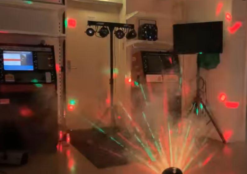 Smoke Fog Machine 240VAC 0.8L W/REM Rave Professional