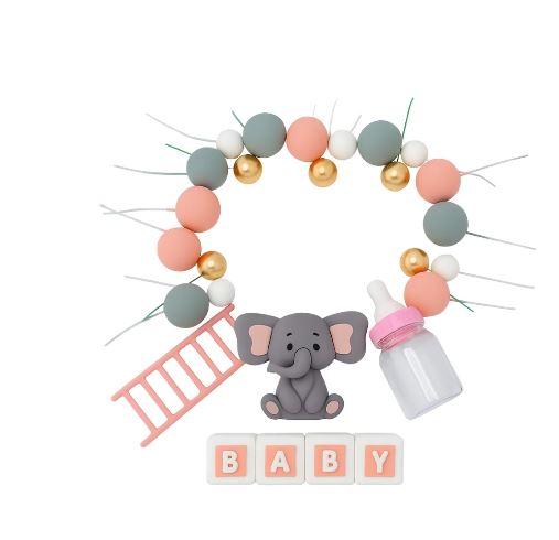 Cake Topper/Decorating Baby Girl Pink Set Its a Girl/Gender Reveal