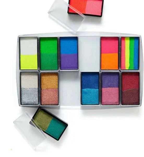 Face & Bodyart Paint All You Need Palette Global 12 Bright Colours