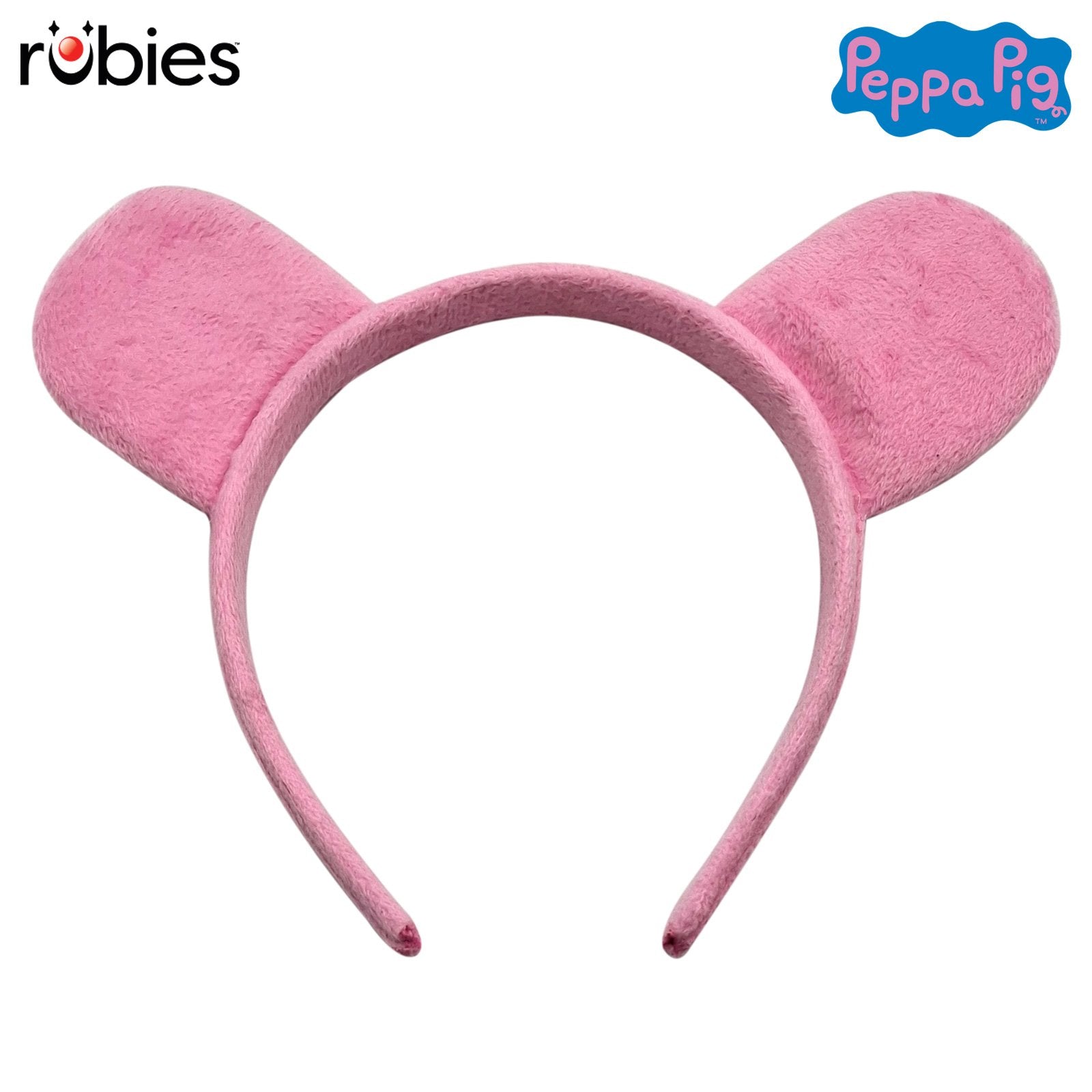 Peppa Pig Ears on Headband Plush Pink Child Costume Accessory