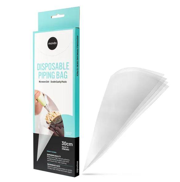 Clear Piping Bags Disposable 30cm Pk/10
