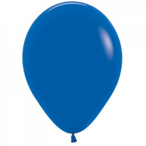 Latex Balloon 12cm Fashion Royal Blue Pk 100