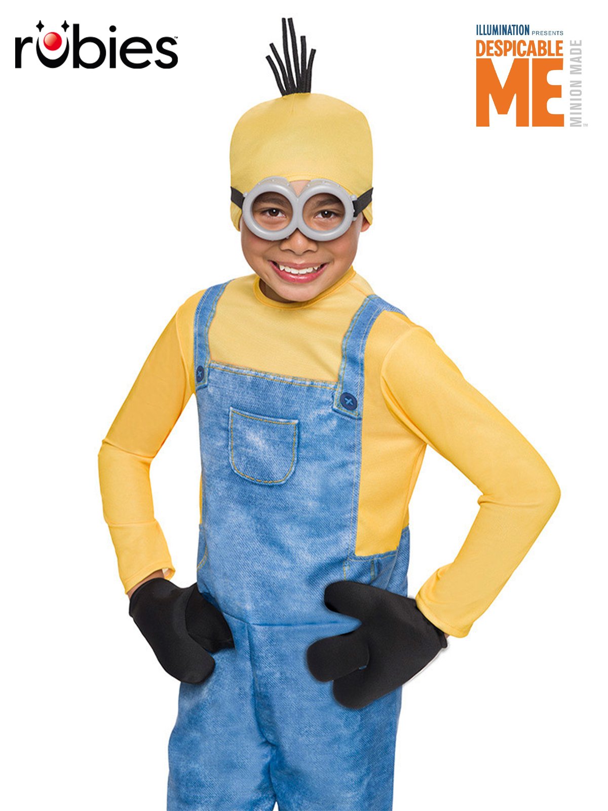 Goggles/Glasses Minion Grey Moulded Plastic on a Strap (Goggles Only)