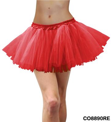 1980s Tulle Tutu Red Deluxe Adult