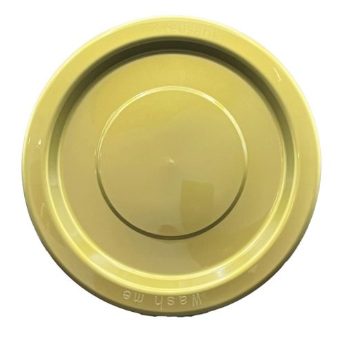 Plates 230mm Gold Plastic Dinner Size Reusalbe Pk/20