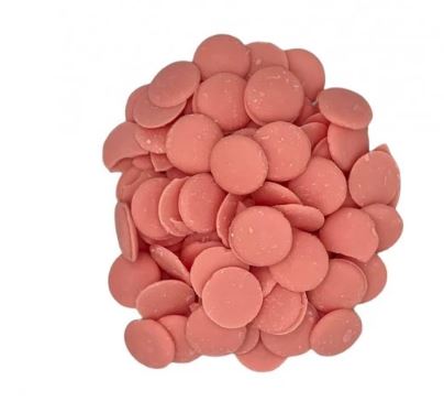 Coloured Chocolate Colourmelts Pink 250g
