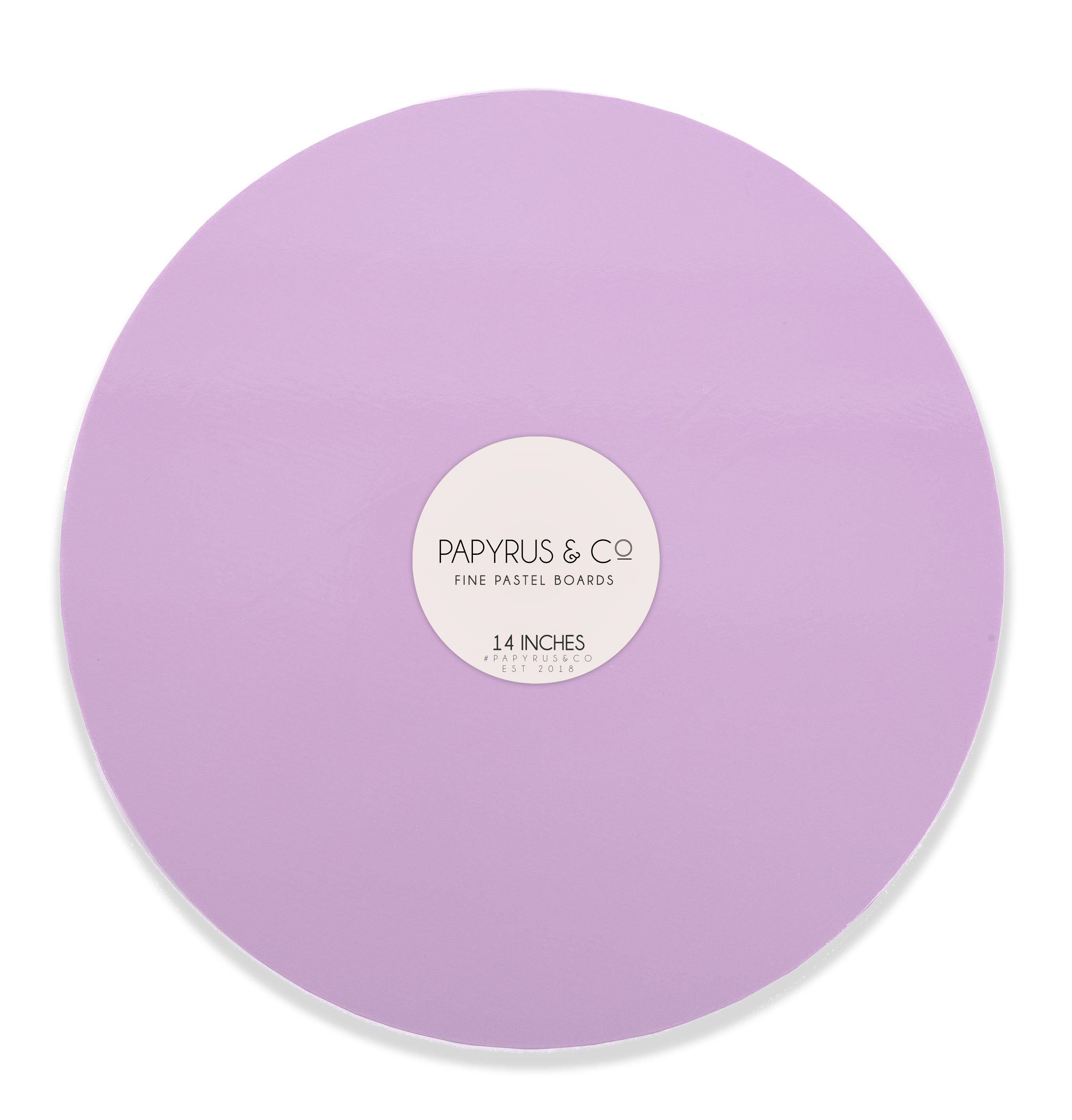 Cake Board MDF Round Pastel Lilac 14 Inch