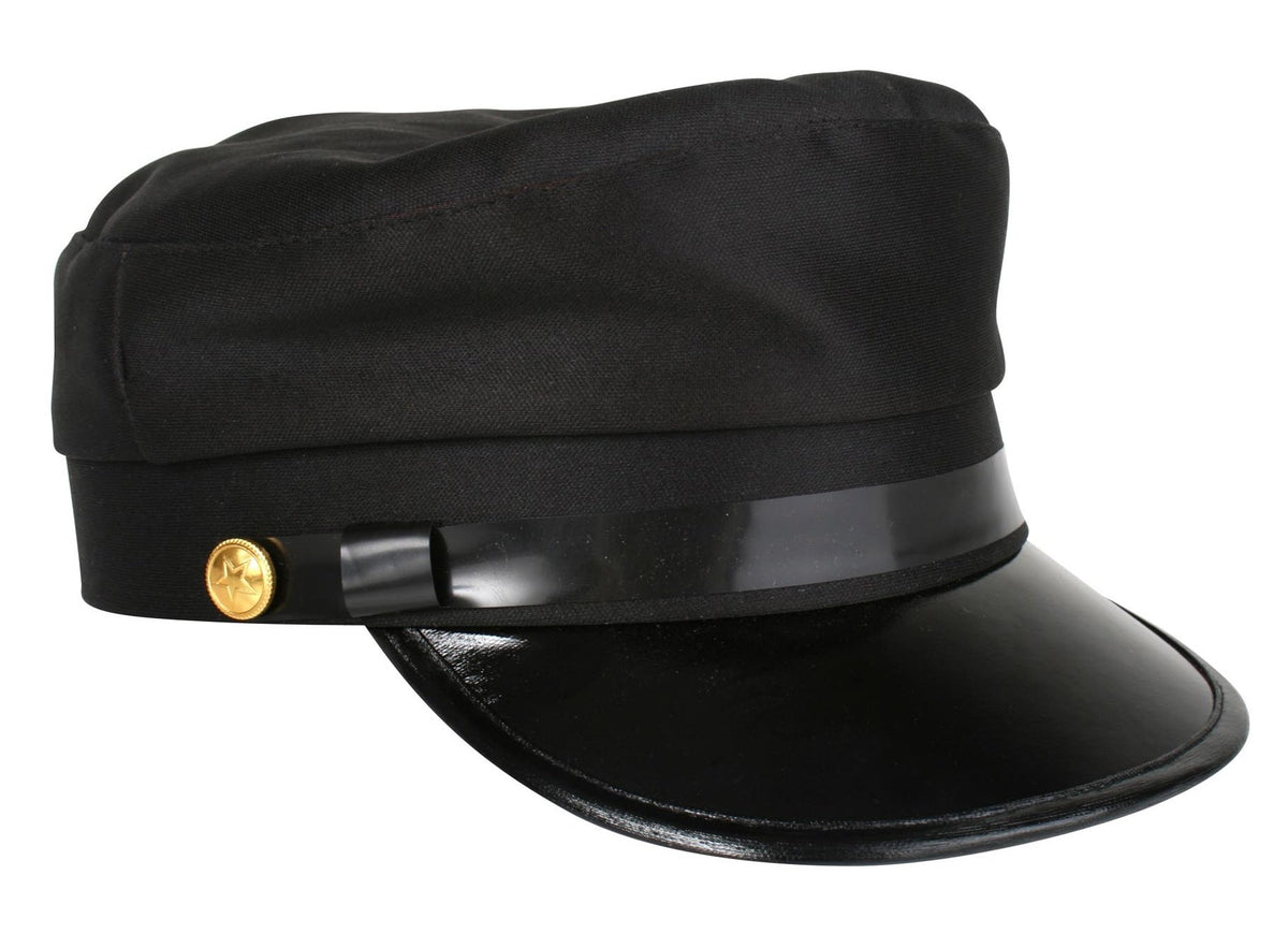 Hat Adult Greek/Greece Fishermans Cap Black