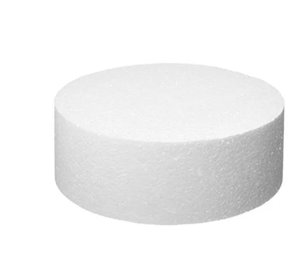 Cake Foam Block/Dummy Round 30cm X 75mm (12x3 inches) Decorating