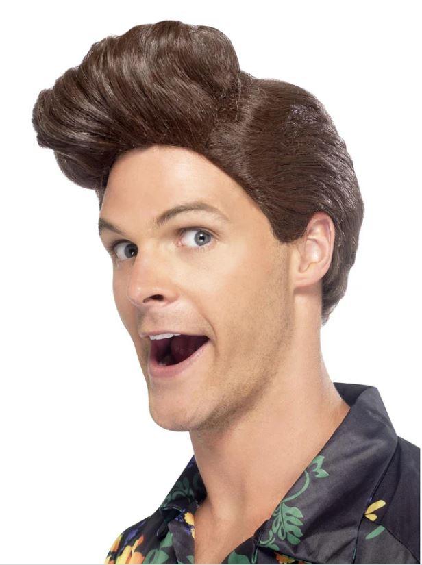 Wig Brown Nineties Pet Detective 1990s