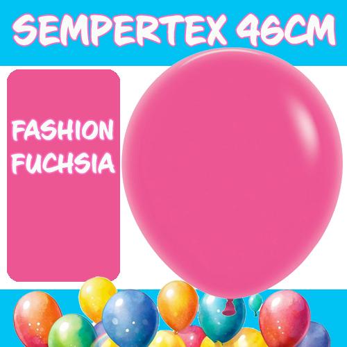 Balloons 46cm Fashion Fuchsia Pink Sempertex Pk 6