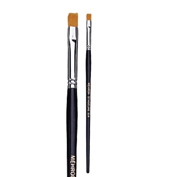 Make Up/Face Paint Brush 3/16 Inch Flat End Deluxe Stageline