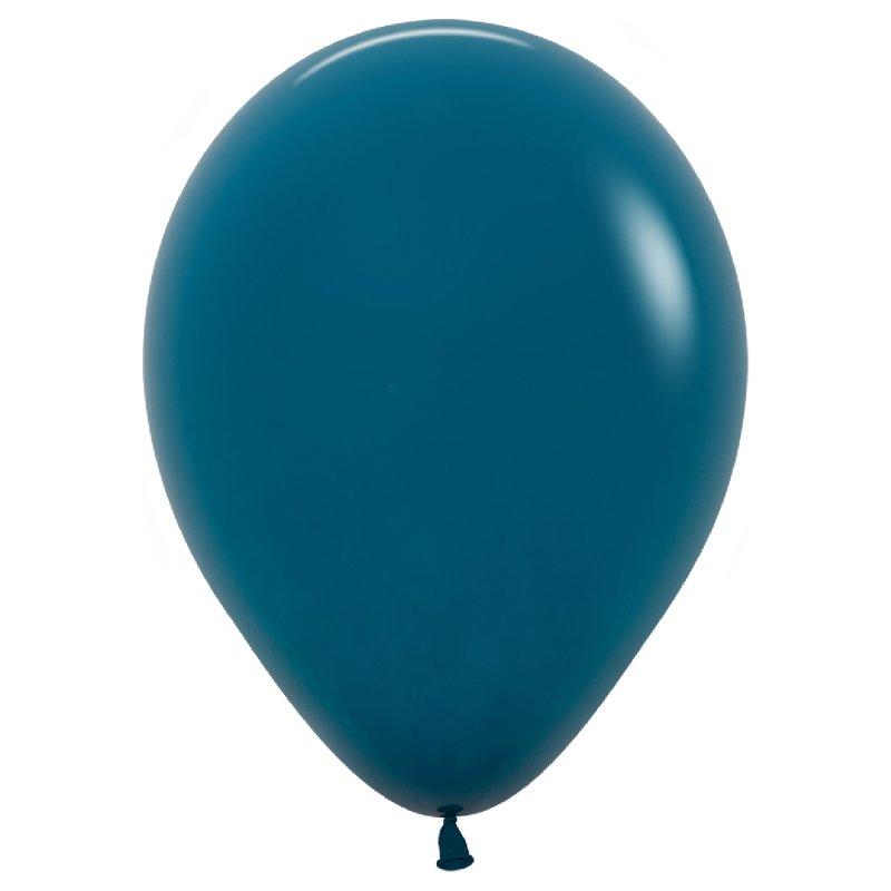 Latex Balloons 30cm Fashion Deep Teal Pk 100