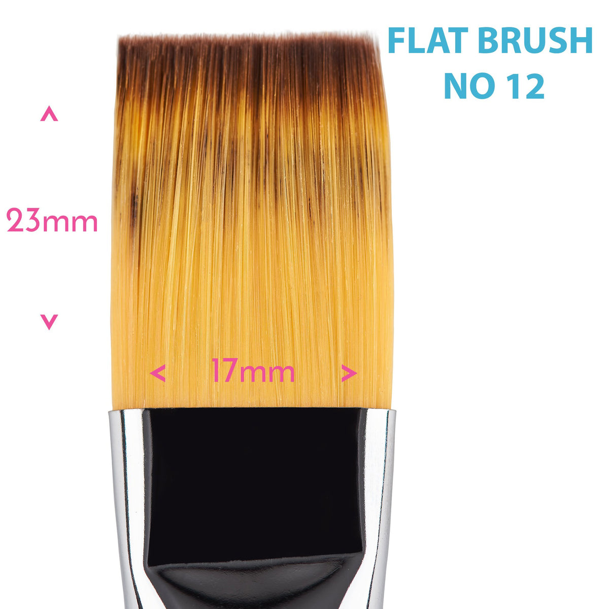 Paint Brush Flat Round Sweet Sticks