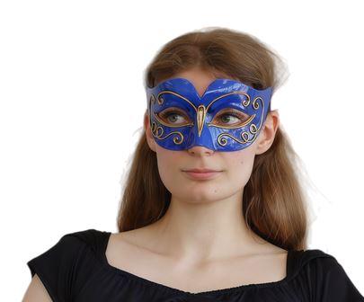 Mask Eye Masquerade Blue/Gold