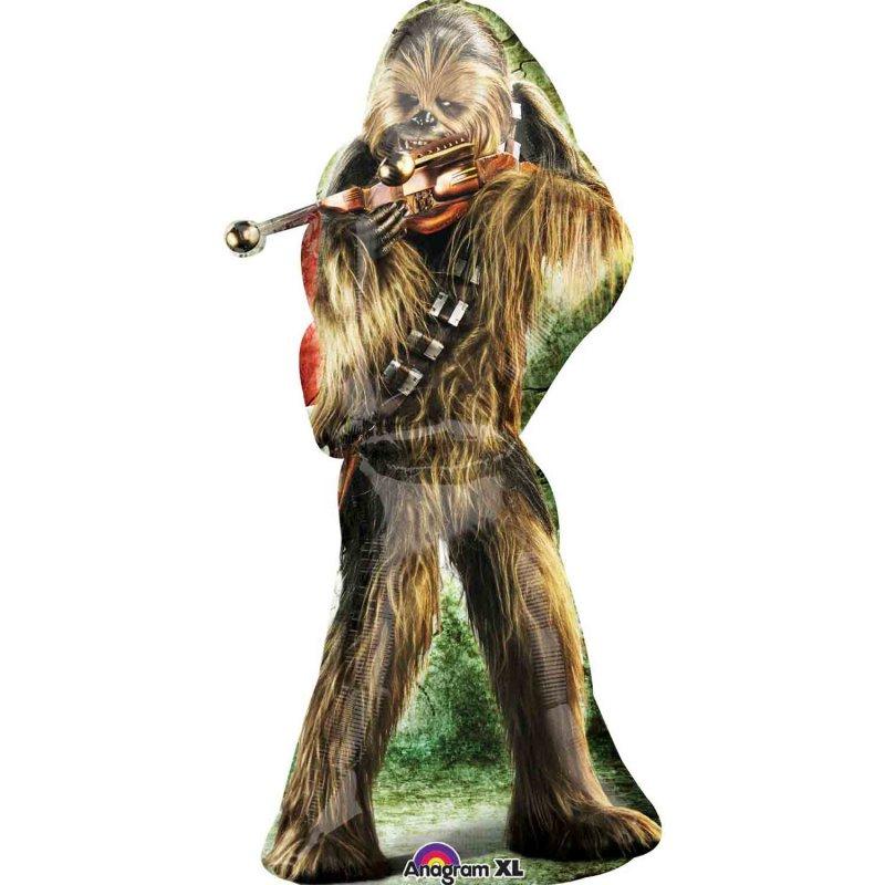 Balloon Foil Supershape Star War Chewbacca 96cm x 43cm - Discontinued Line