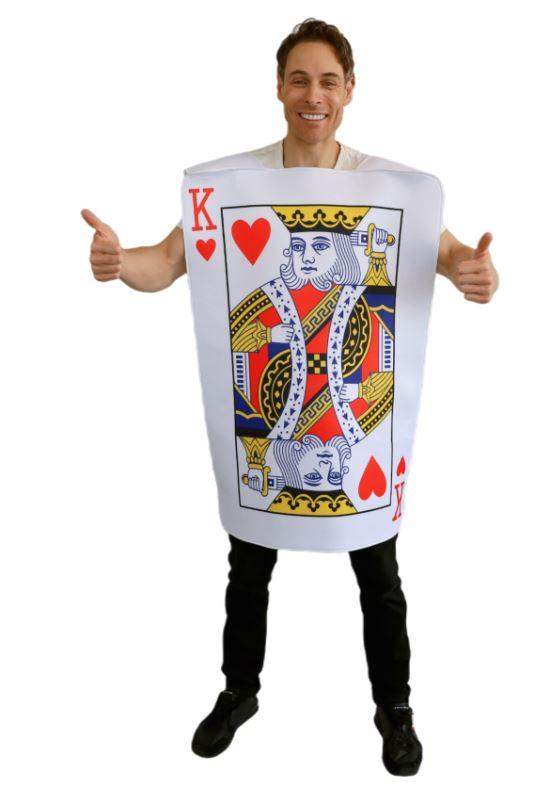 Costume Adult King of Hearts Card One Size Fits Most