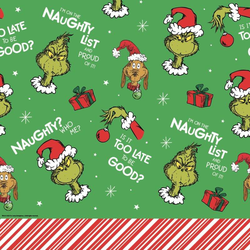 Tablecover Rectangle Christmas The Grinch Dr Seuss Paper