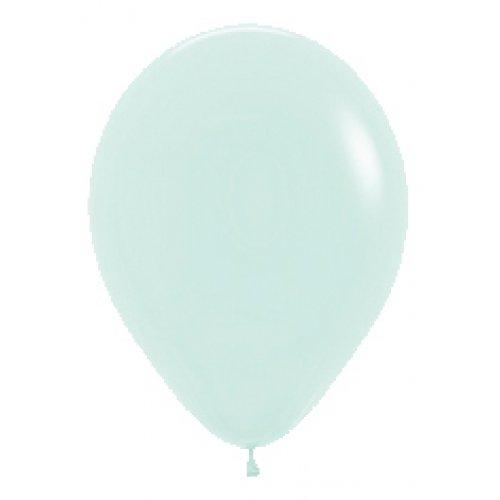 Latex Balloons 30cm Pastel Matte Green Pk 100