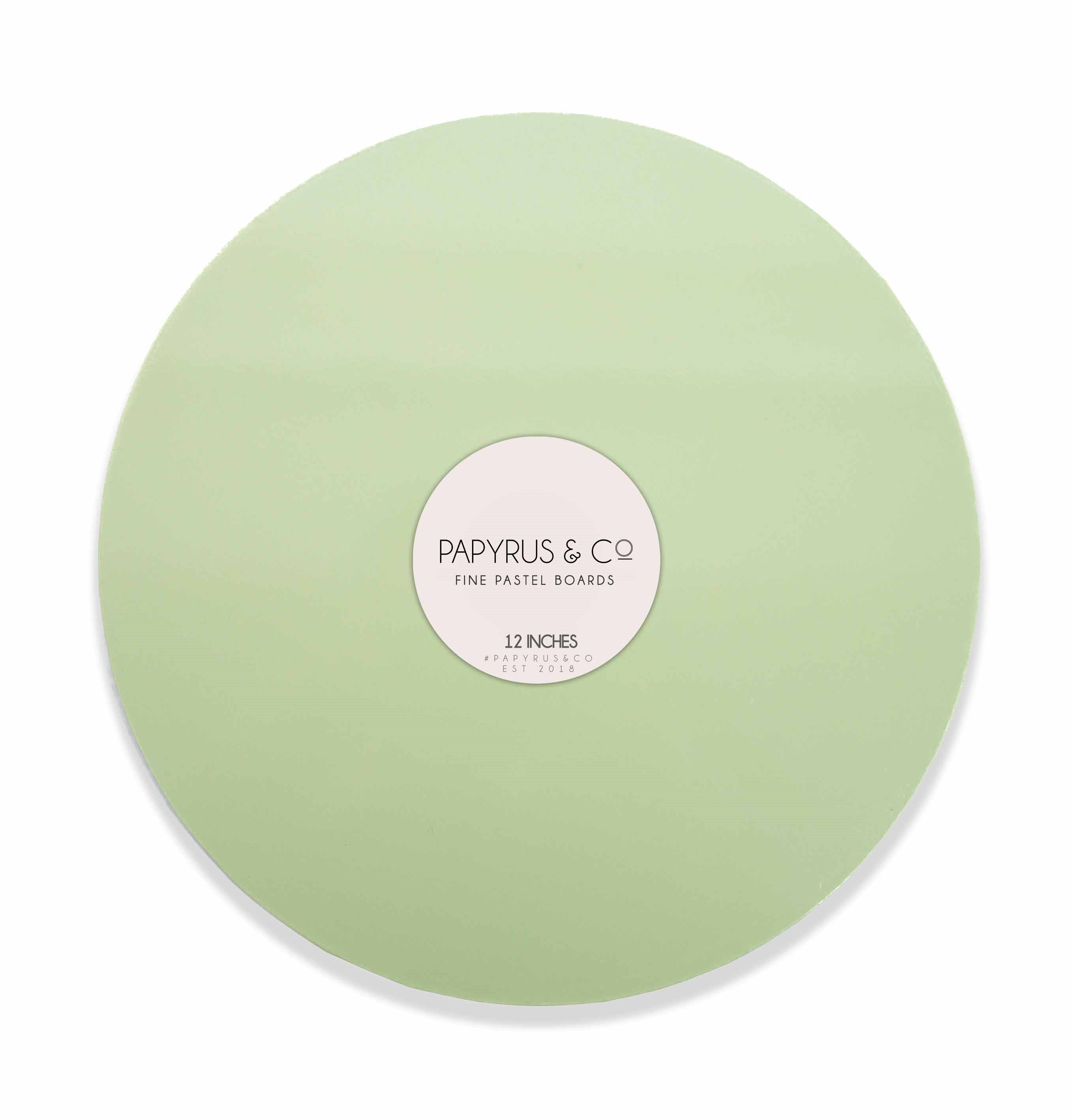 Cake Board MDF Round Pastel Green 12 Inch